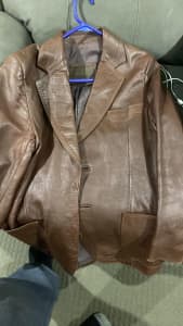 Vintage Brown leather jacket