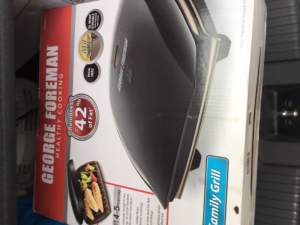 Grill pan— brand new George foreman