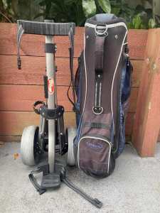 Wilson Golf Buggy & Bag.