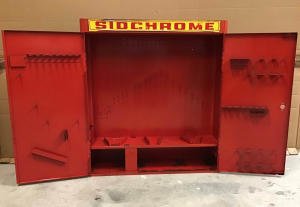 Sidchrome vintage tools wall cabinet made in Australia