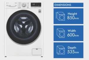 LG Front Loader Washing Machine 8kg