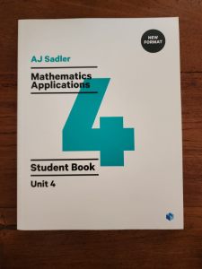 Mathmatics Applications Student Book Unit 4 -INCLUDED E-BOOK