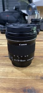 Canon EF-S 10-18mm f/4.5-5.6 IS STM (ultra-wide angle camera lens)