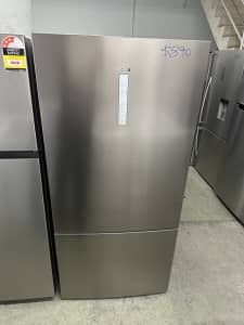FREE DELIVERY As New Haier 520 Litre Stainless Steel Fridge