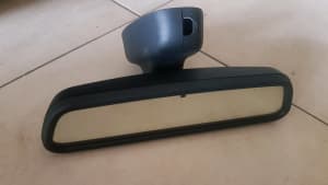 BMW E39 E53 X5 auto dimming rear view mirror with base covers

