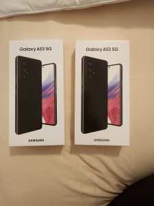 2 Samsung A53 phones
