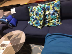 Sofa L Shape Blue Pickup from Riverstone