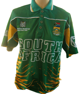 K South Africa 2003 World Cup NWOT Small * No Holds