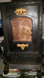 Antique Japanese fire Screen/Table Screen