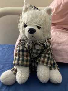 Dog plush in PJs from New Zealand 🇳🇿
