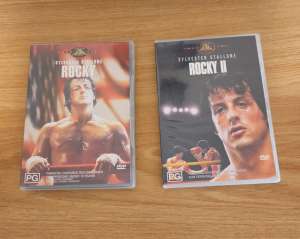 Rocky and Rocky 2 DVDS