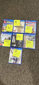 PlayStation 4 games (disc)