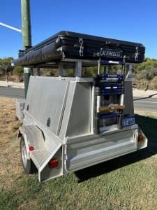 Trailer aluminium 7x4 tradies / camper trailer 