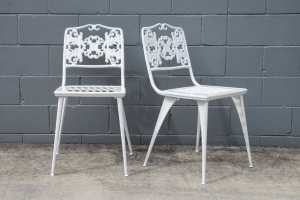 Restored Flexalum Outdoor Chairs (Circa 1950s)