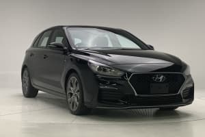 2018 Hyundai i30 PD.3 MY19 N Line D-CT Black 7 Speed Sports Automatic Dual Clutch Hatchback