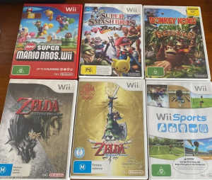 Mario Zelda Donkey Kong Wii Games