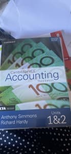 VCE 1&2 Cambridge Accounting 3rd edition 2023 book