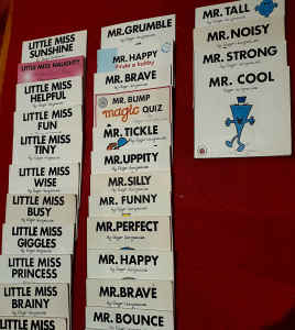 35 Mr Men & Little Miss Books by Roger Hargreaves 