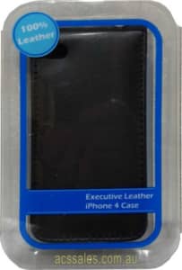 iPhone 4 REAL LEATHER Flip Cases - Clearance - New Stocks