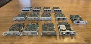 Bulk Lot of 13 Assorted Cisco WIC Network Interface Cards $50 the Lot