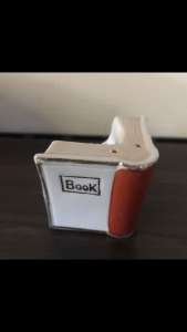 “Open book” salt shaker