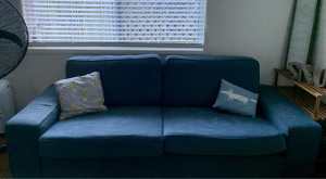 KIVIK 3-seat sofa, Tallmyra blue