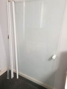 Shower Screen, Pivoting for over Bath