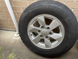 Mitsubishi triton mr wheels and tyres 