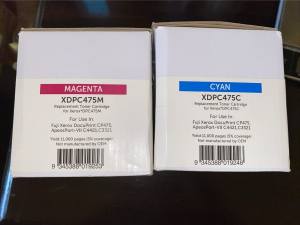 Fuji Xerox Docuprint CP475 Magenta and Cyan Compatible Toners - NEW