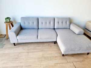 Harvey Norman Lounge Seater Fabric Sofa