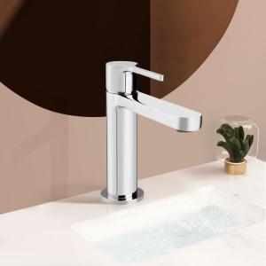 Chrome Bathroom Sink Faucets Basin Tap Hot Cold Vanity Cabinet tap