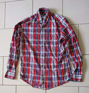 Oxford men's M checkered shirt