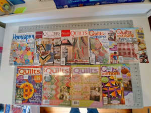 Quilting magazines x 9