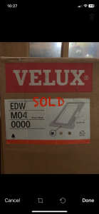 VELUX - “frame” for fixed skylight - never used - still in box.