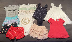 BABY GIRL SIZE 1 (12-18mths) CLOTHING BUNDLE 2