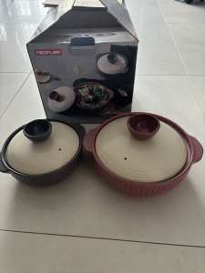 Brand new ceramic stovetop cookware