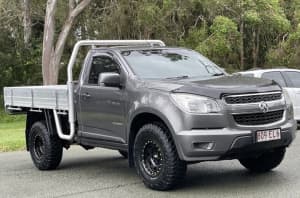 2013 Holden Colorado RG MY13 LX 4x2 Grey 6 Speed Sports Automatic Cab Chassis