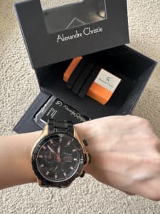 Xmas gift 🎁 New Alexandre Christie Watch ✨✨✨ Free wallet in the box