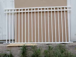 White Fences for Pools Yard Spa Dogs - Fence Aluminium Ring top Pool