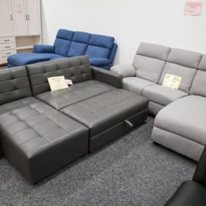 Brand New Louisa Sofa Bed With Chaise
