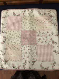 Quilted European Pillow case x2