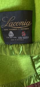 BLANKET PURE WOOL VINTAGE by Laconia, as new