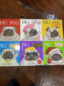 Pig the pug book set of 6