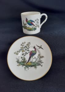 Royal Worcester Coffee Cup and saucer in EC