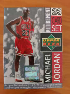 Michael Jordan Upper Deck Retirement 23 card set