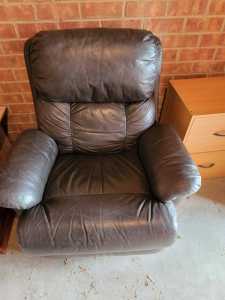 Leather Armchair good condition 