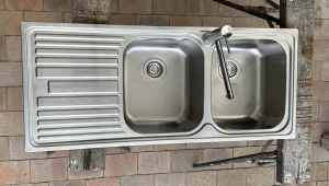 Abbey Stainless Steel Kitchen Sink & Tap combo for sale
