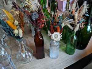 Floral and Light table arrangements 