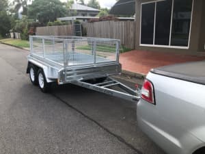 9x5 Tandem c/w cage, spare wheel & 12 months rego Taylors Trailer CRNS