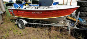 4m boat and trailer